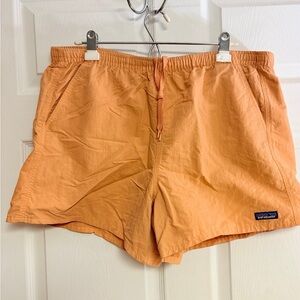Patagonia Light Orange Athletic Shorts